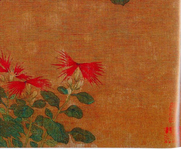 五代_后蜀_黄居寀_花卉写生图册_15_3011.2484 五代_后蜀_黄居寀_花卉写生图册_15_3011.2484