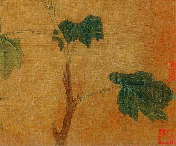 五代_后蜀_黄居寀_花卉写生图册_14_3011.2494 五代_后蜀_黄居寀_花卉写生图册_14_3011.2494