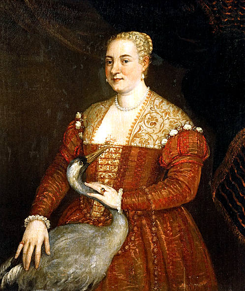 奥地利维也纳艺术史博物馆 604 paolo veronese portrait of a lady