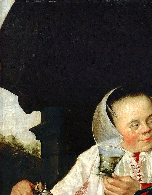卢浮宫名画_1191_judith leyster_merry company 局部1