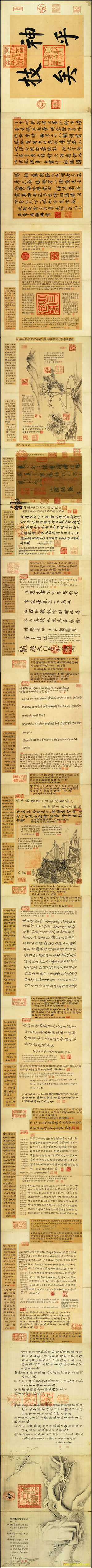【书法名贴】晋_王羲之_快雪时晴帖_快雪时晴（85827x5010）