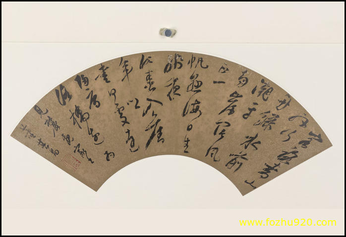 【书法名贴】明_董其昌_书扇页纸本3853_6（6992x4781）