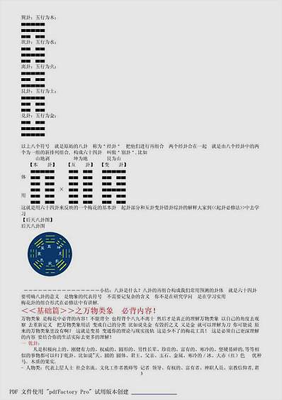 党氏刀骨梅花断卦八法函授教材